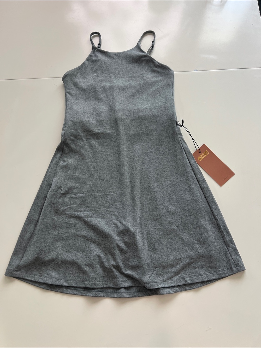 Girlfriend Collective Grey dress with shorts